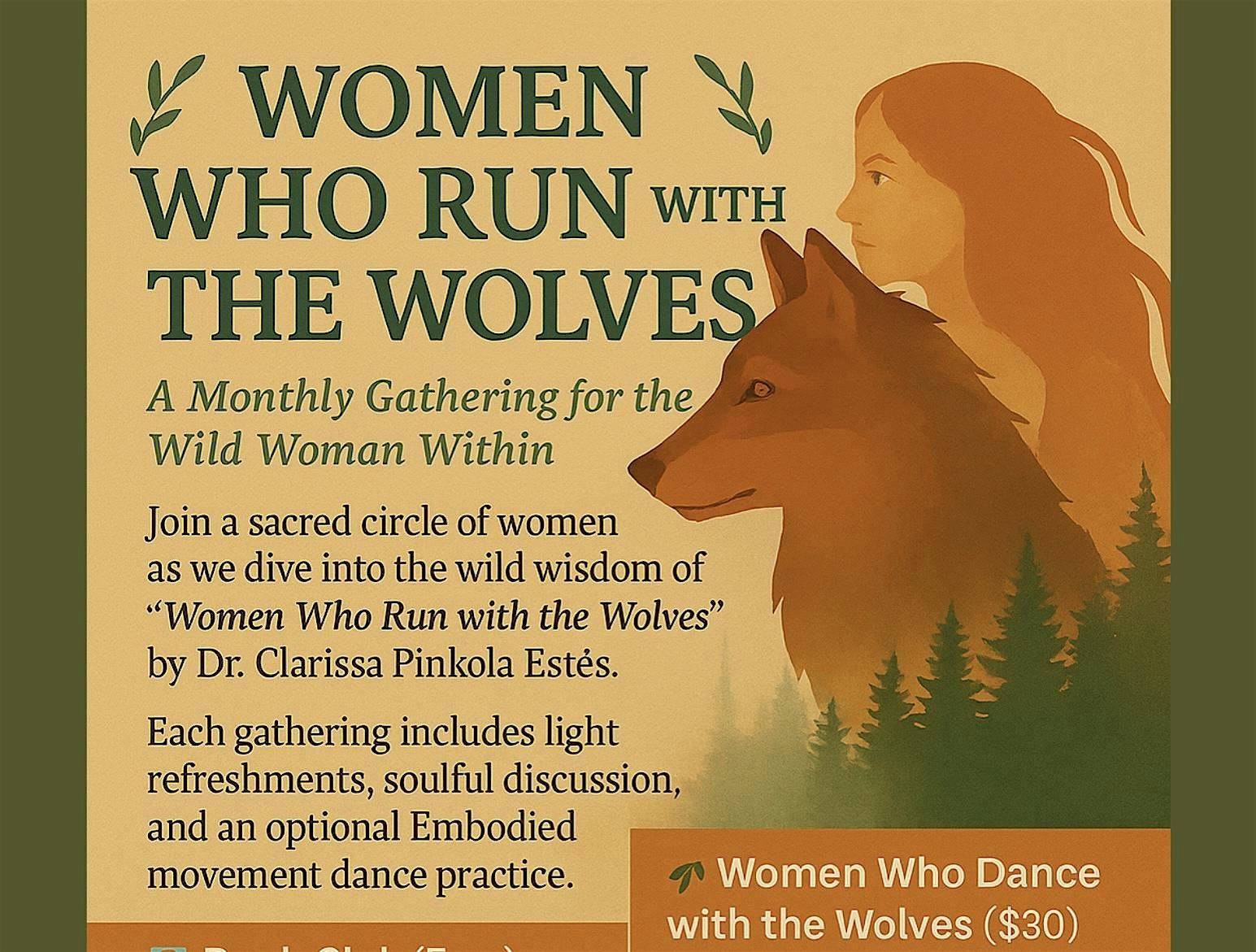 Free Women’s Book Club: Women Who Run With The Wolves