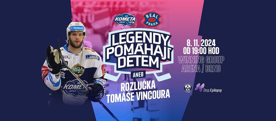 Legendy pomáhají dětem aneb Rozlučka Tomáše Vincoura