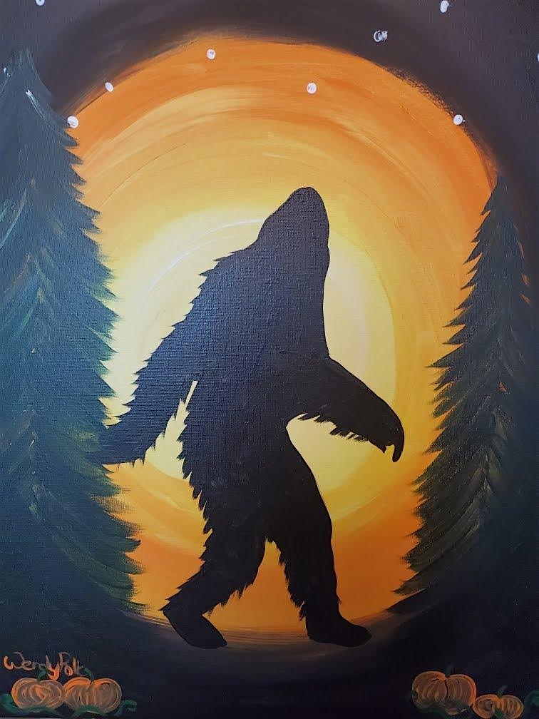 Paint night at Portland Cider Co with WPolkArt