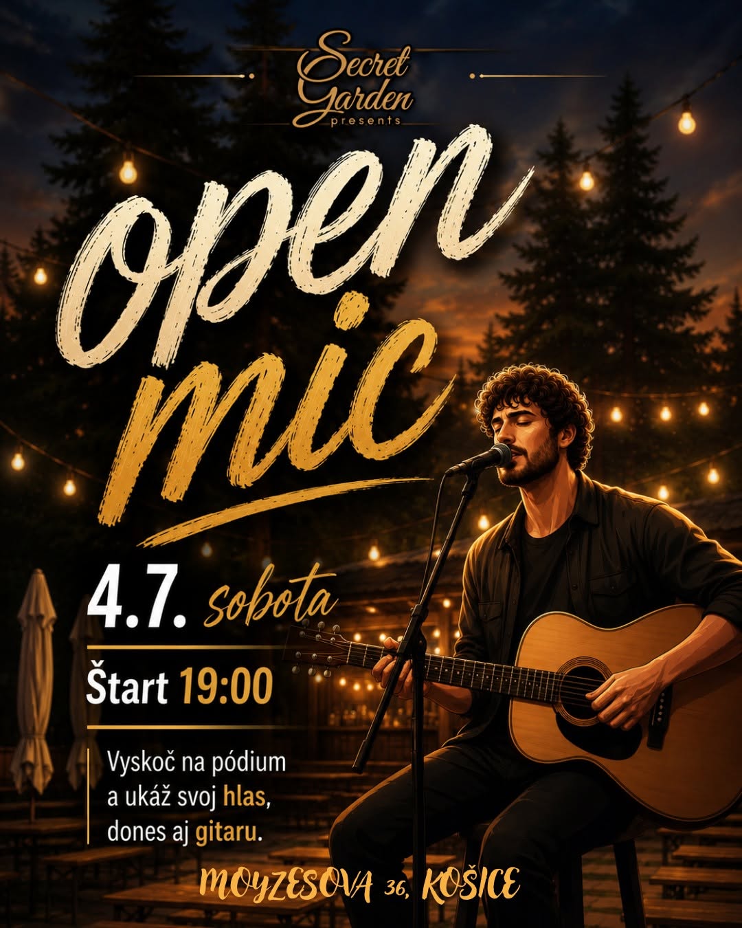OPEN MIC event (Pridaj sa)