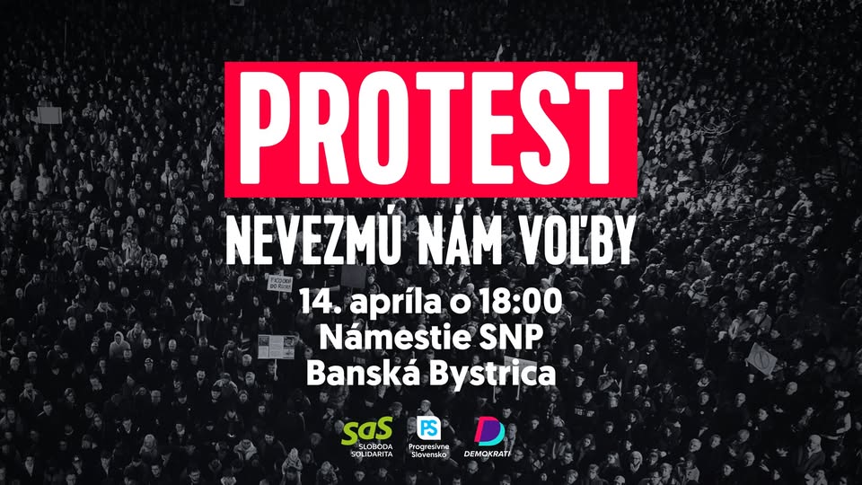 Nevezmú nám voľby | protest Banská Bystrica