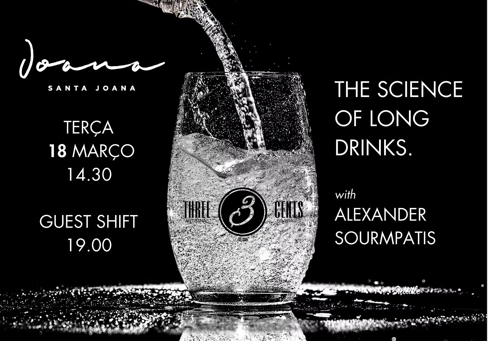 The Science of Long Drinks, Three Cents Master Class