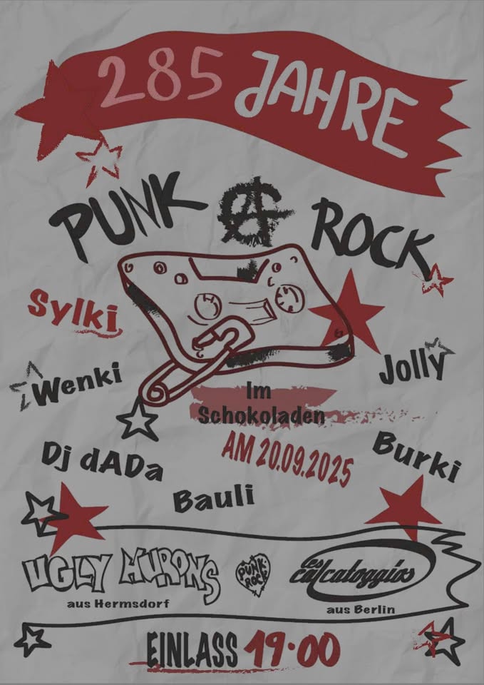 punk & rock w/ Ugly Hurons & Les Calcatoggios live, + DJs