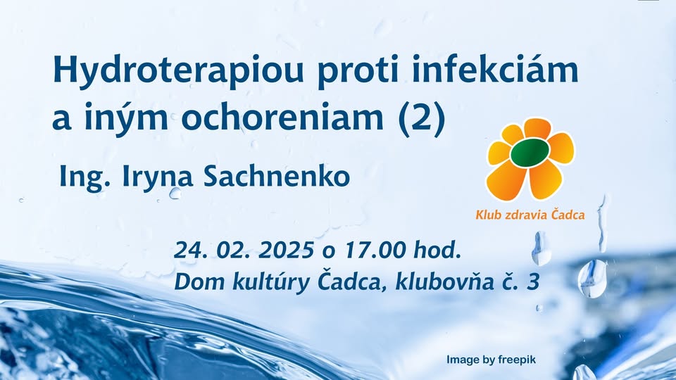 Hydroterapiou proti infekciám a iným ochoreniam (2)
