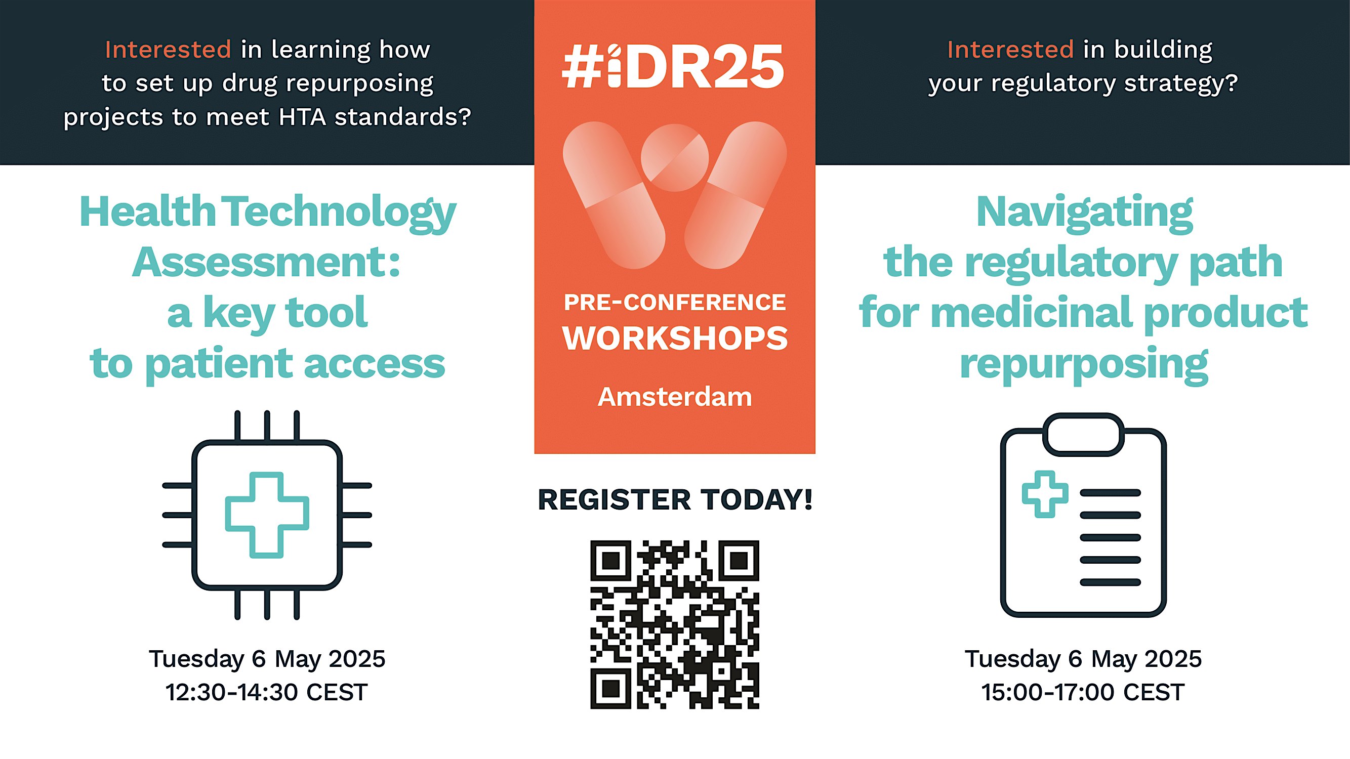 #iDR25 Pre-Conference Workshops