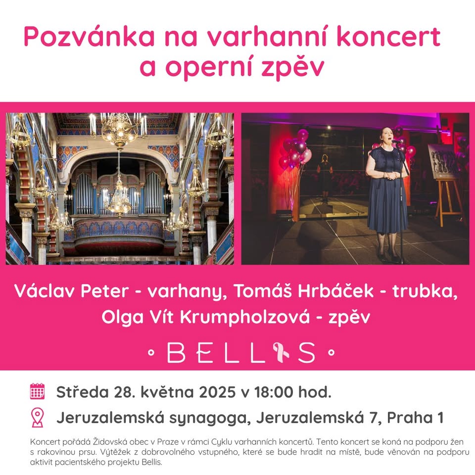 Varhanní koncert a operní zpěv Olgy Vít Krumpholzové