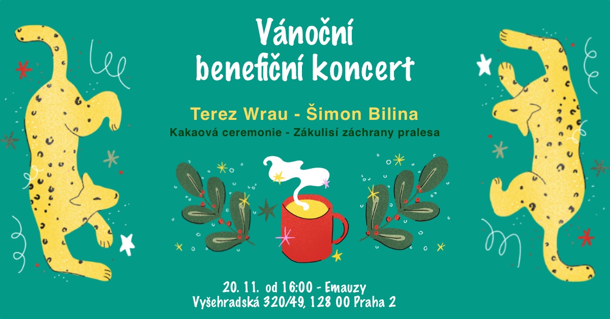 Vánoční benefiční koncert pro záchranu pralesů v Ekvádoru