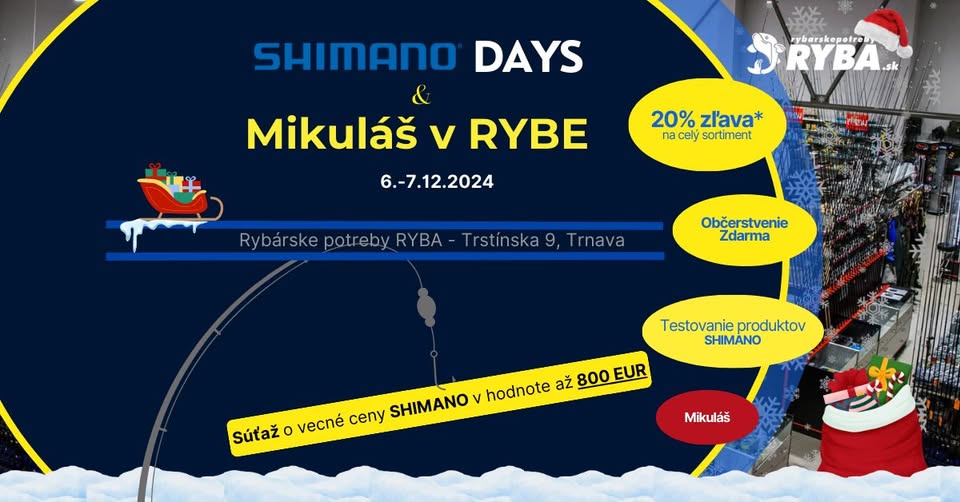 Mikuláš v RYBE & Shimano Days