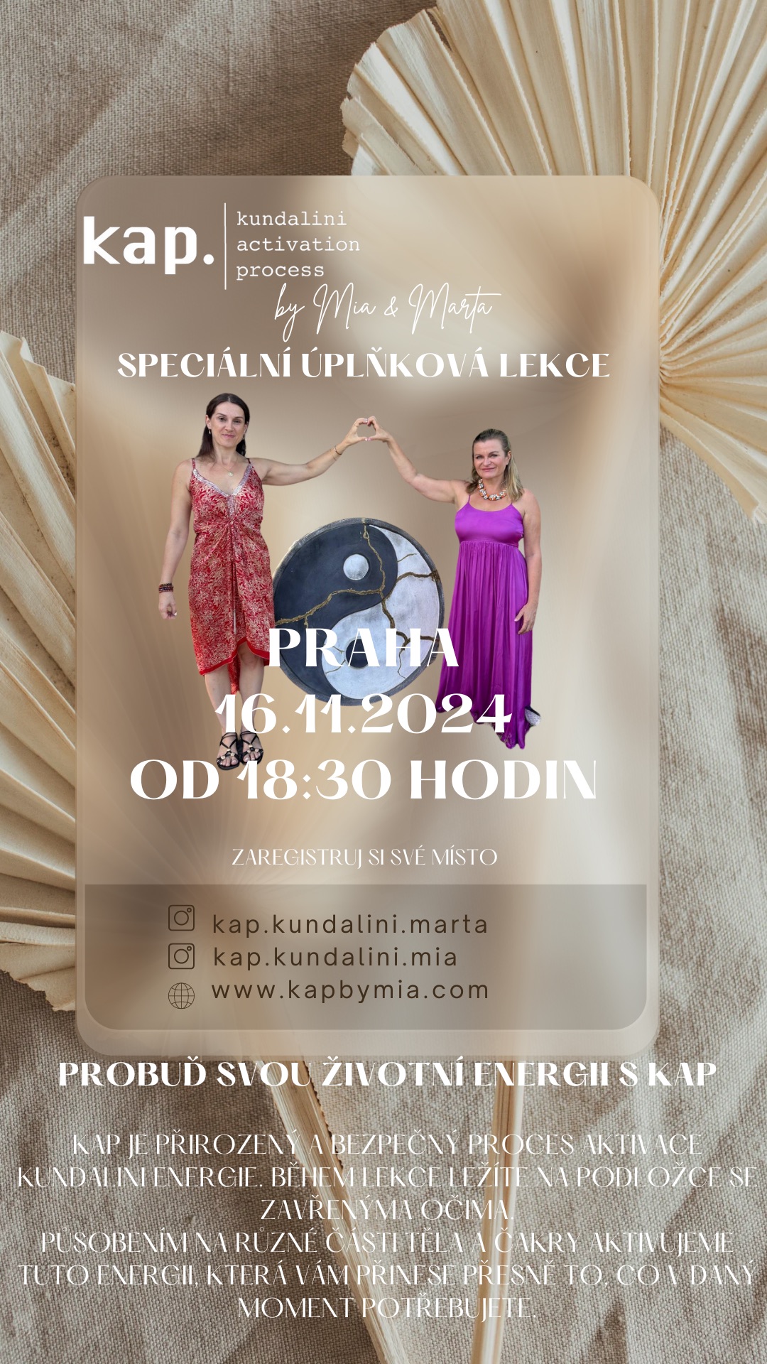 Speciální úplňkový DUO KAP Kundalini Aktivační Proces
