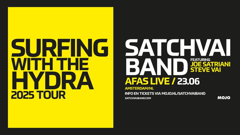 SatchVai Band - Surfing With The Hydra 2025 Tour featuring Joe Satriani and Steve Vai // AFAS Live