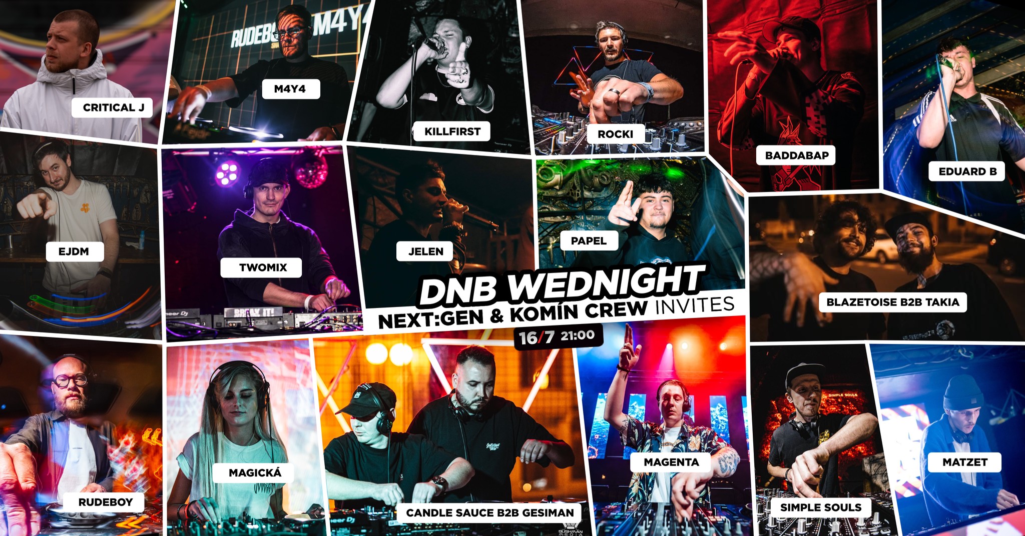 DNB WEDNIGHT: NEXT:GEN & KOMÍN CREW INVITES  ∞ ROXY PRAGUE