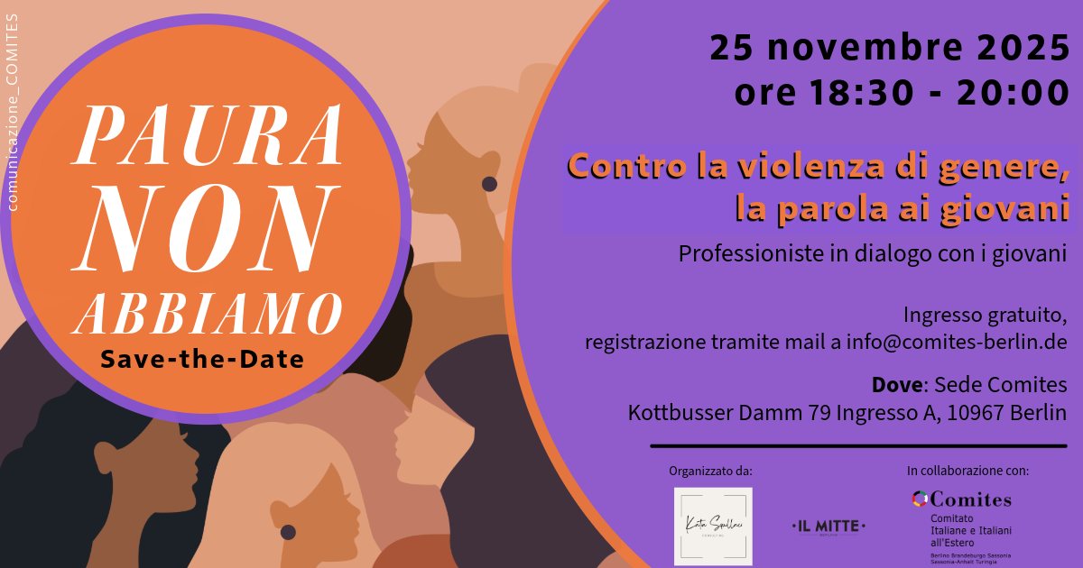 “Paura non abbiamo” : la parola ai giovani contro la violenza di genere.