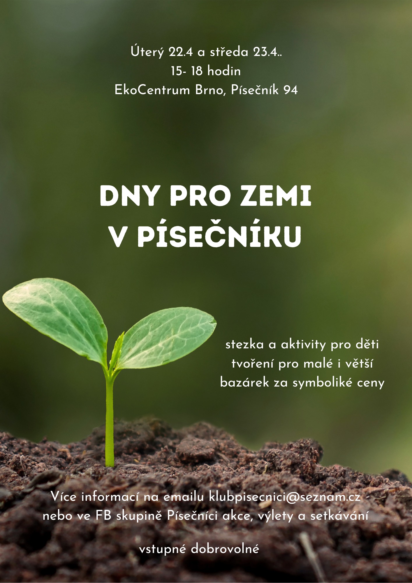 Dny pro Zemi v Písečníku Úterý