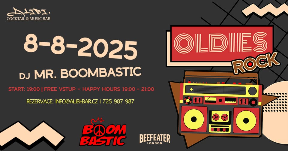 💥 ROCKOVÝ OLDIES VÍKEND V ALIBI: MEGAakce na Long Islandy, Zelená za 50 Kč💥