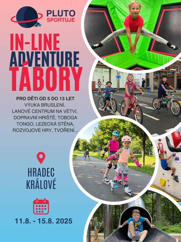 🛼 IN-LINE ADVENTURE TÁBOR – HRADEC KRÁLOVÉ