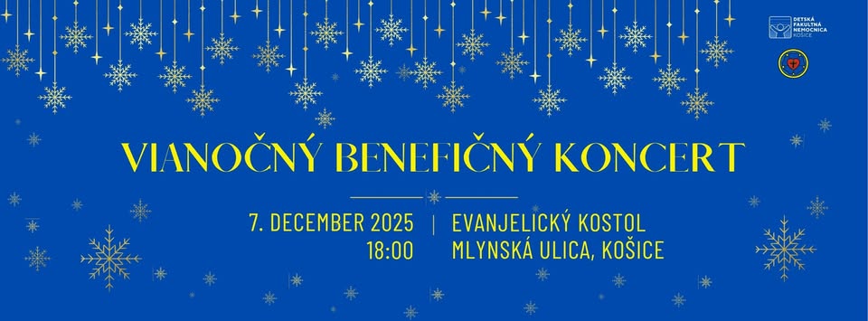 🎄 VIANOČNÝ BENEFIČNÝ KONCERT PRE DETSKÚ FAKULTNÚ NEMOCNICU KOŠICE 🎶