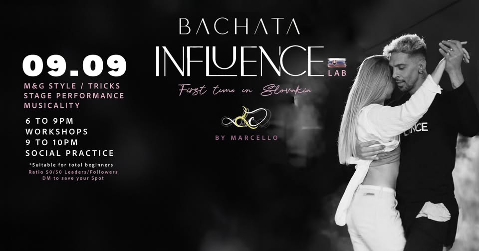 Bachata InFluence Slovakia Intensive 9 September