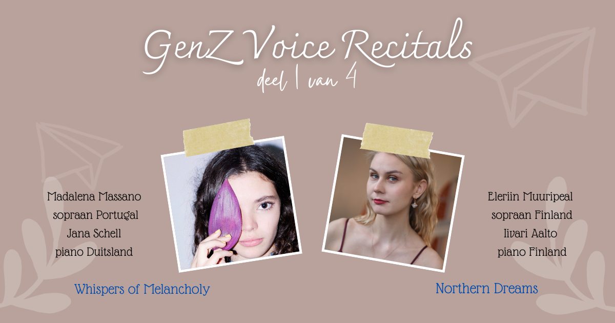 GenZ Voice Recitals deel 1 van 4