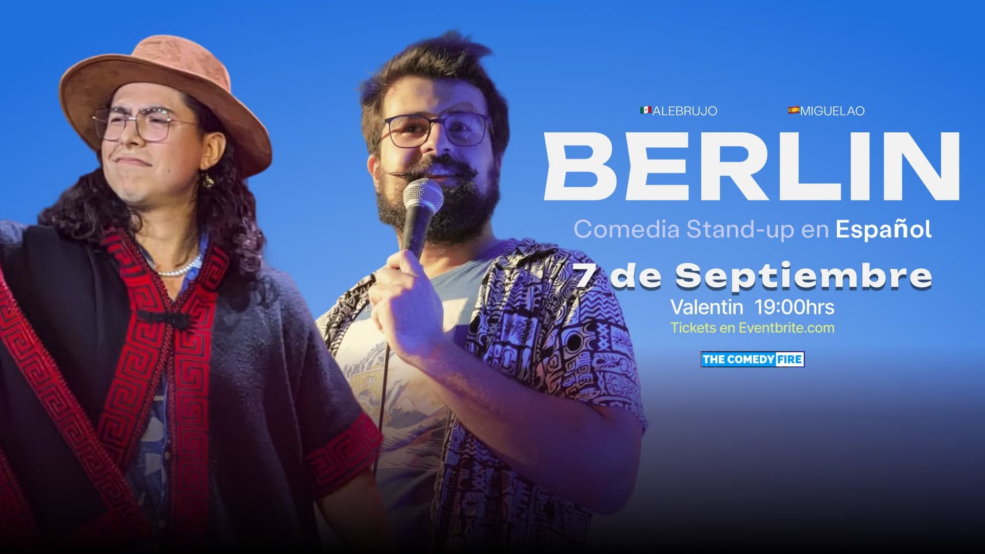 Berlín en Español Comedia Stand-up EL OPEN MIC #65 - Desde 2022