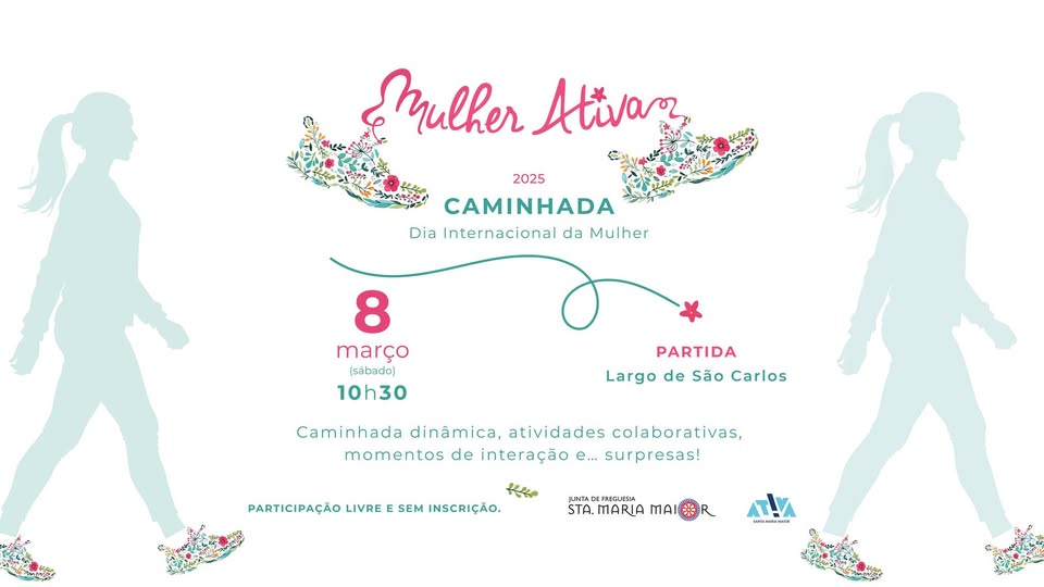 CAMINHADA MULHER ATIVA | DIA INTERNACIONAL DA MULHER 2025