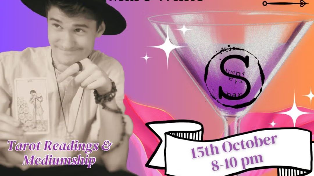 🔮 Tarot Night at Suspiria Bar with Marc Wilke – The Friendly Witch Next Door