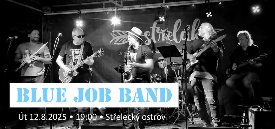 🎶 BlueJob Band • blues rock na Střeláku • 💃 tanec a 🍻 pivo