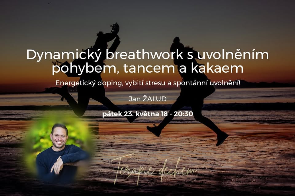 Dynamický Breathwork s uvolněním pohybem, tancem a kakaem s Janem Žaludem