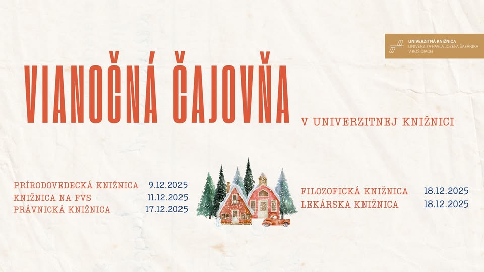 Vianočná čajovňa v Univerzitnej knižnici