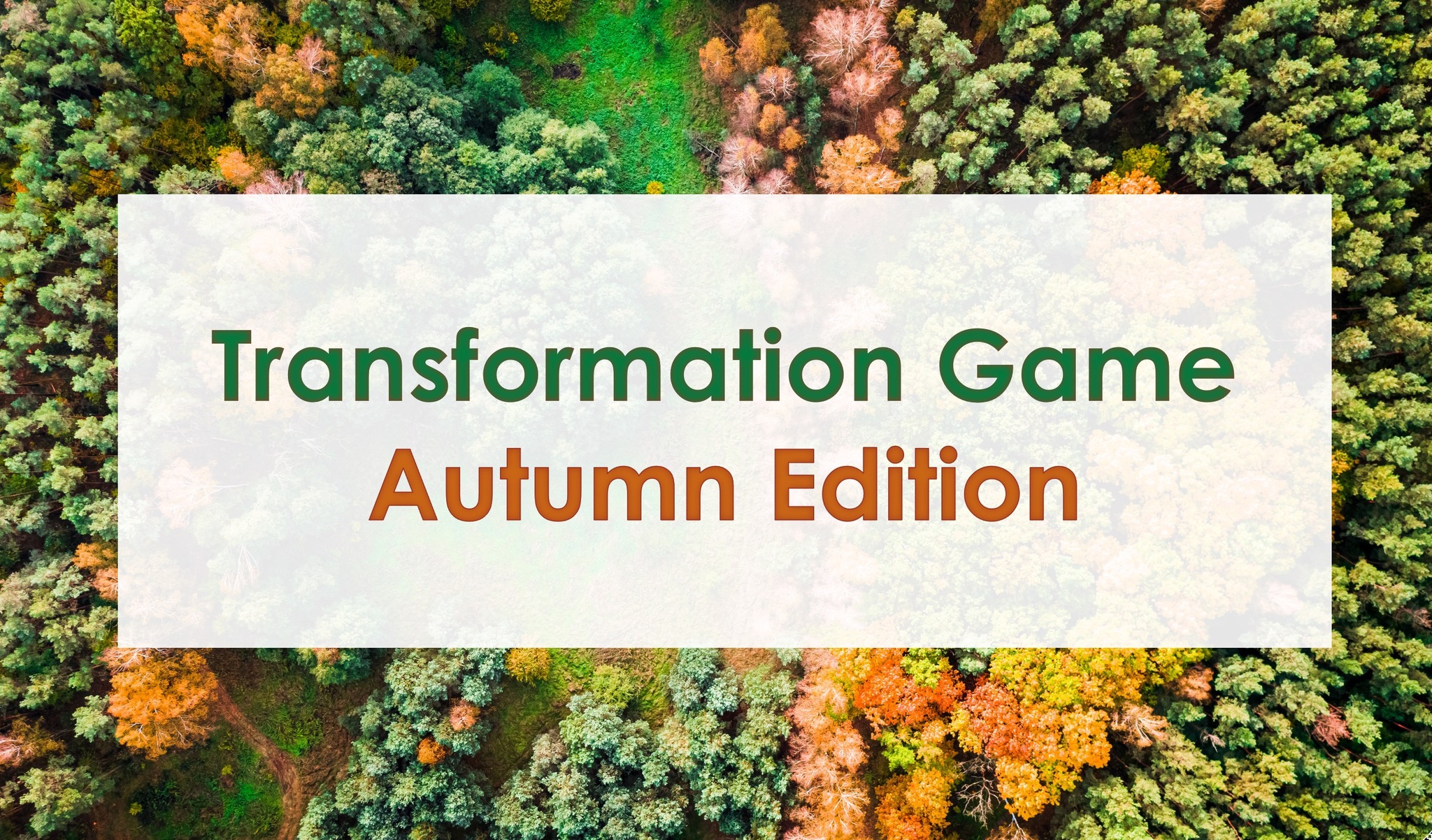 Transformation Game by LaMatu - Autumn English Edition 🇬🇧