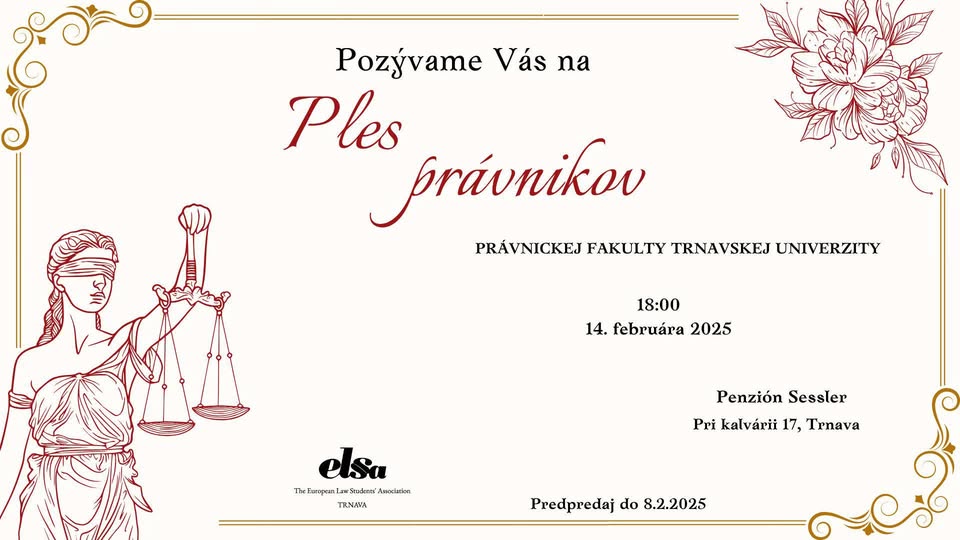 Ples právnikov PF Truni