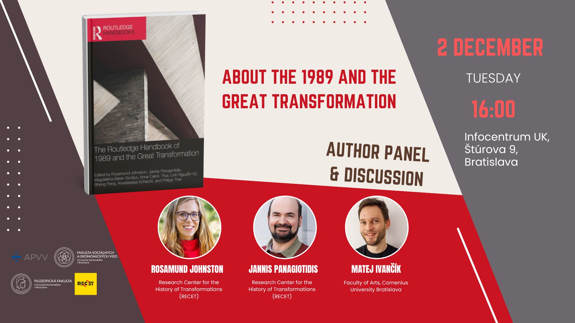 📕About the 1989 and the Great Transformation: Author Panel & Discussion