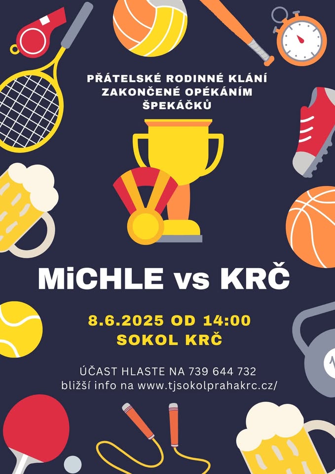 Michle vs KRČ - zábavné odpoledne pro celou rodinu