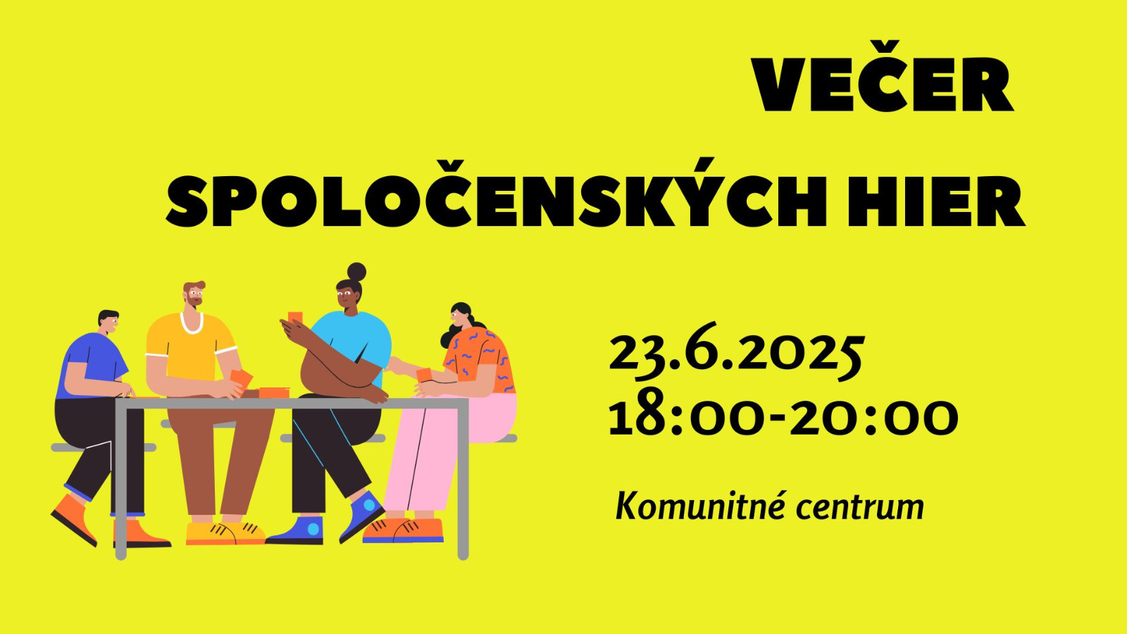 Večer spoločenských hier