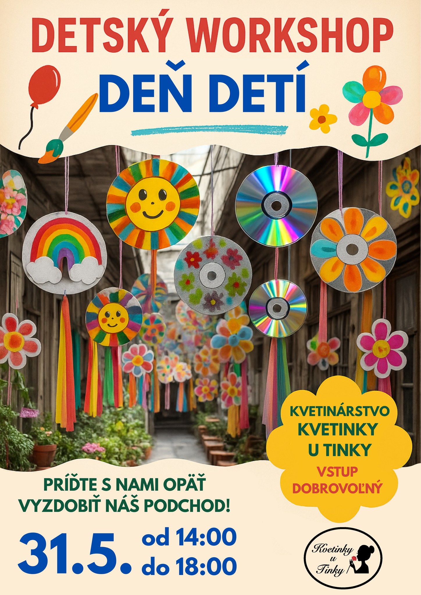 DETSKÝ WORKSHOP - Príďte s nami opäť vyzdobiť náš podchod