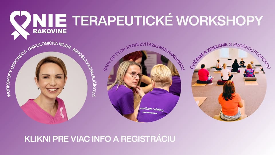Terapeutické workshopy pre onkologických pacientov a ich blízkych
