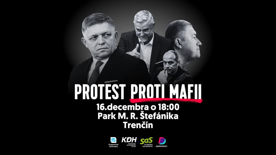 Protest proti mafii | Trenčín