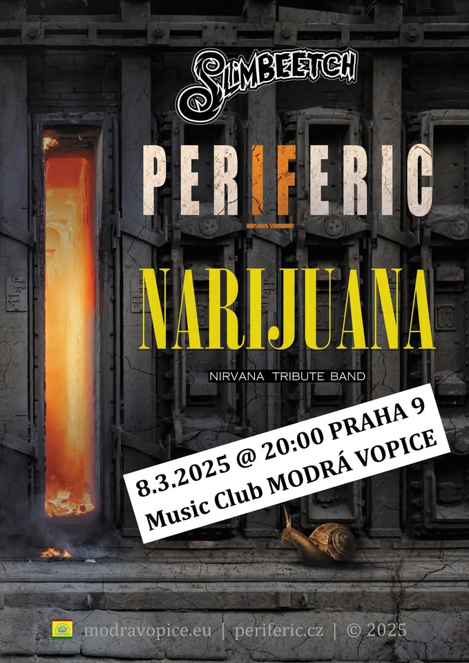 PERIFERIC + NARIJUANA = MODRÁ VOPICE, PRAHA