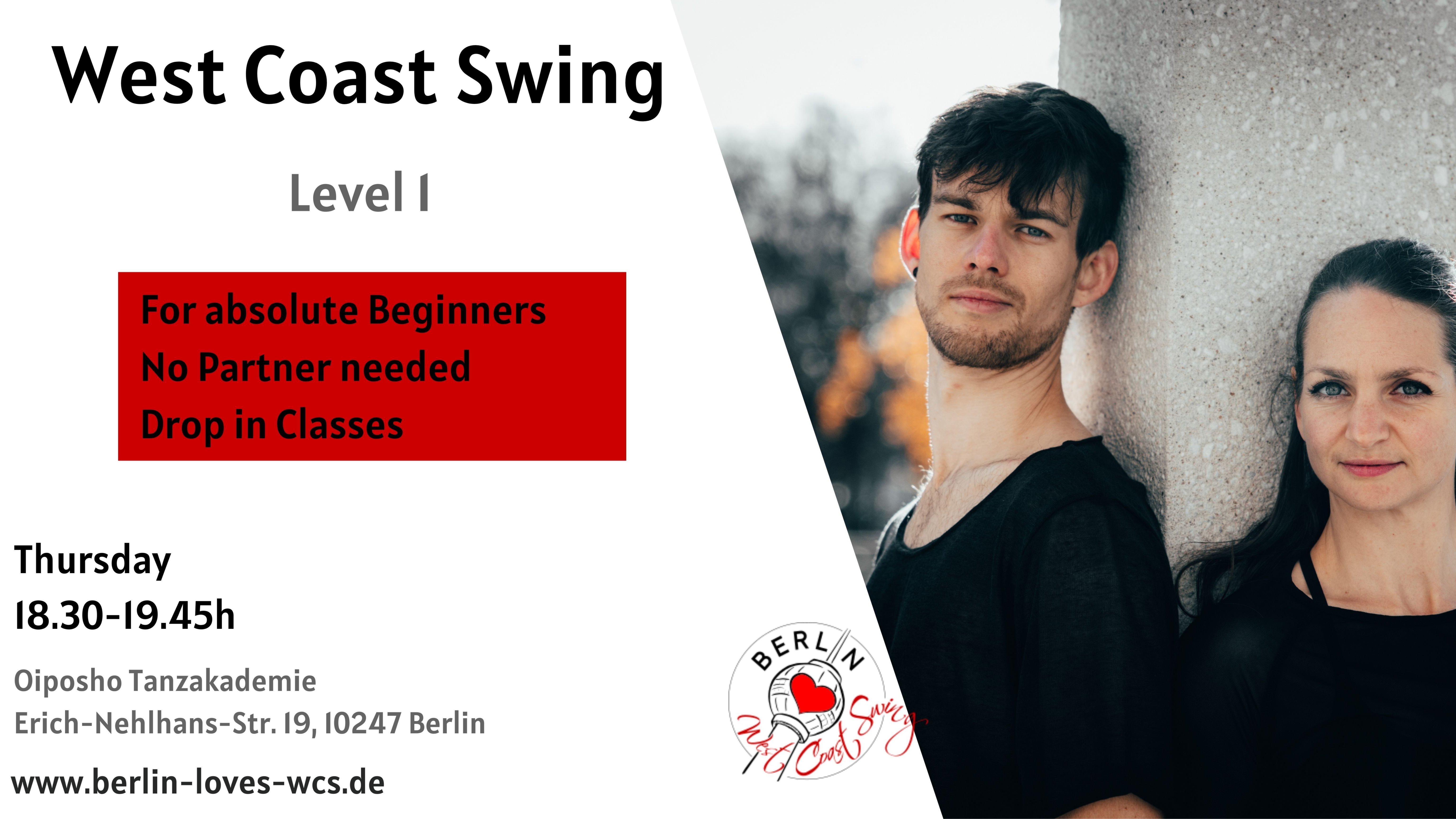 WCS classes - absolute Beginner in Berlin Prenzlauer Berg