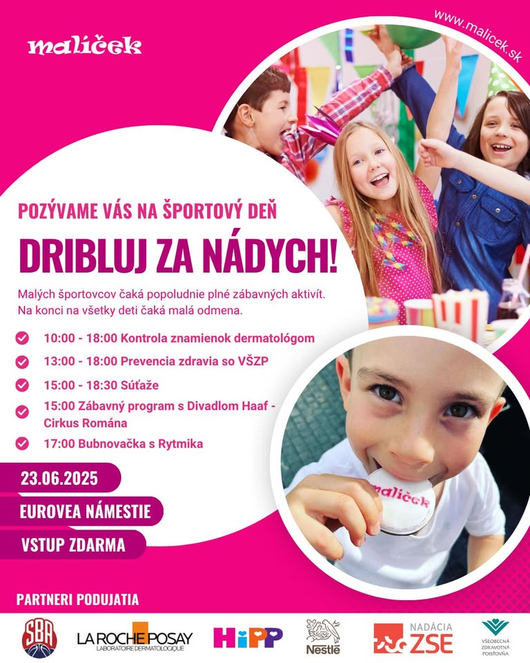 🏀DRIBLUJ ZA NÁDYCH!🏀  - Športový deň OZ malíček