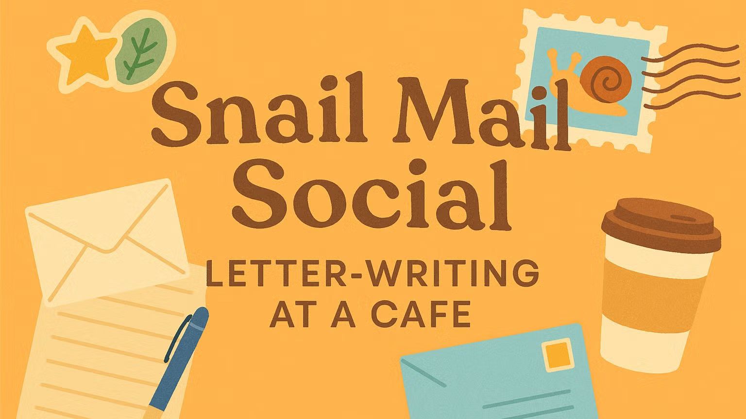 Snail Mail Social: Letter-Writing at a Cafe