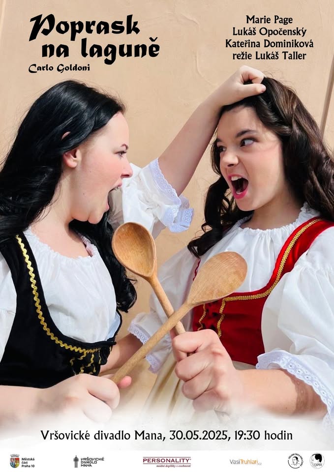 Divadelní představení Poprask na laguně v podání divadelního souboru Čapek