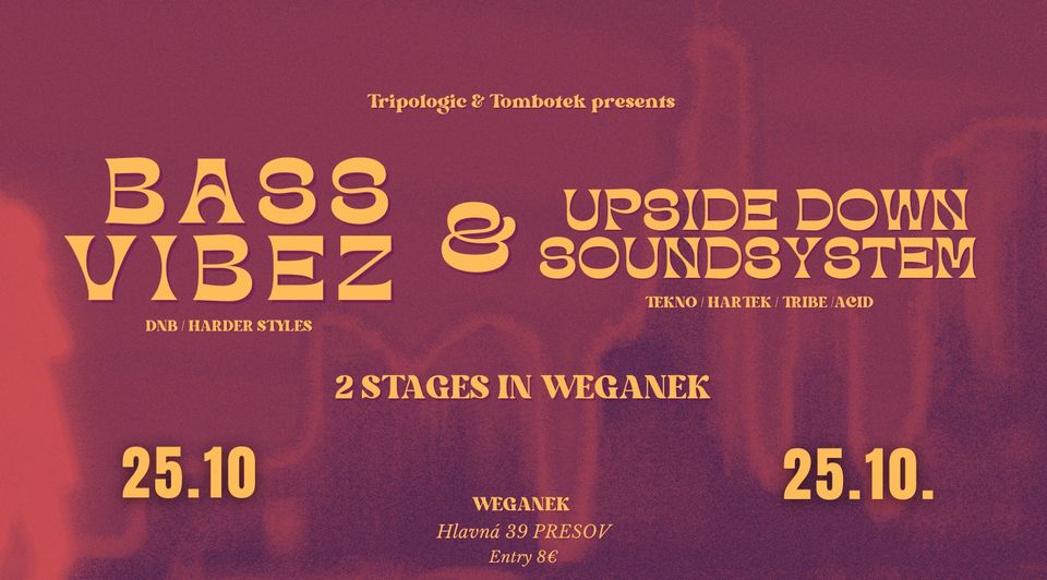 BASS VIBEZ & UPSIDE DOWN in Weganek /2 STAGES/ 25.10.