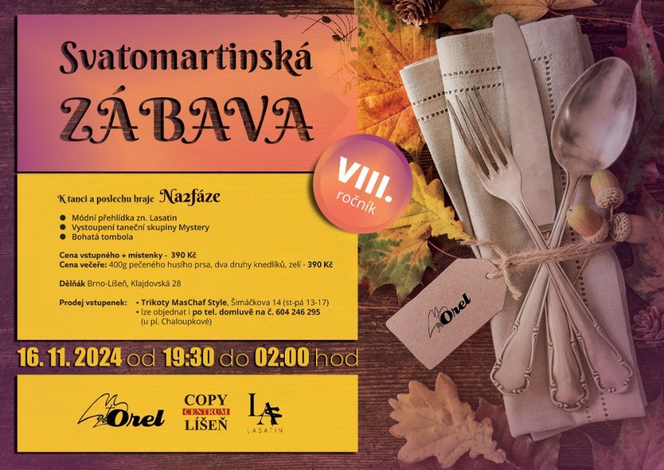 Svatomartinská zábava 2024