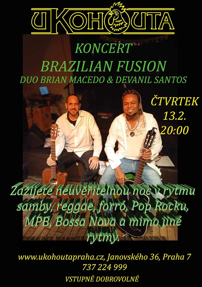Koncert U Kohouta: Brian Macedo & Devanil Santos