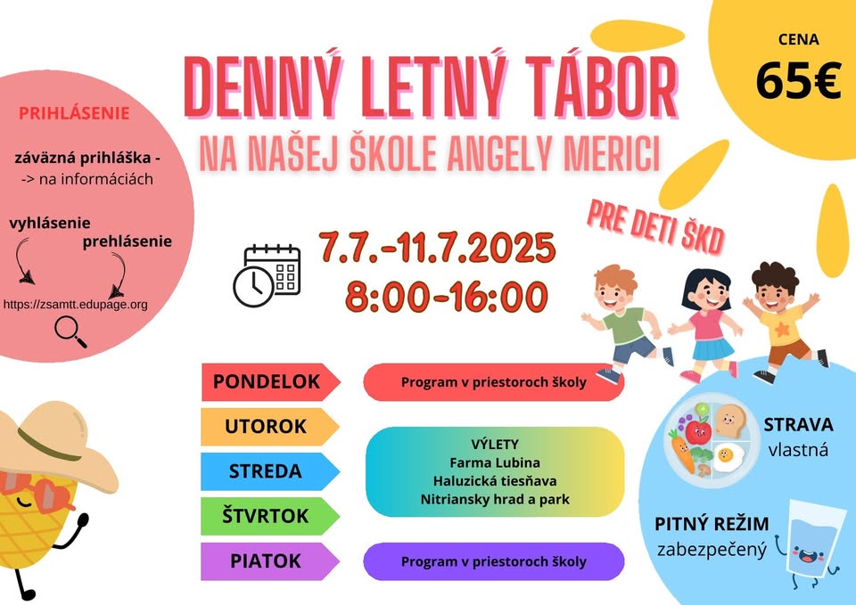 Denný letný tábor - Angeláčik