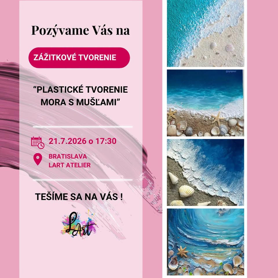 Zážitkové tvorenie- Plastické tvorenie mora s mušľami