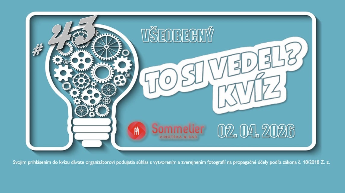 TO SI VEDEL? kvíz u Sommeliera
