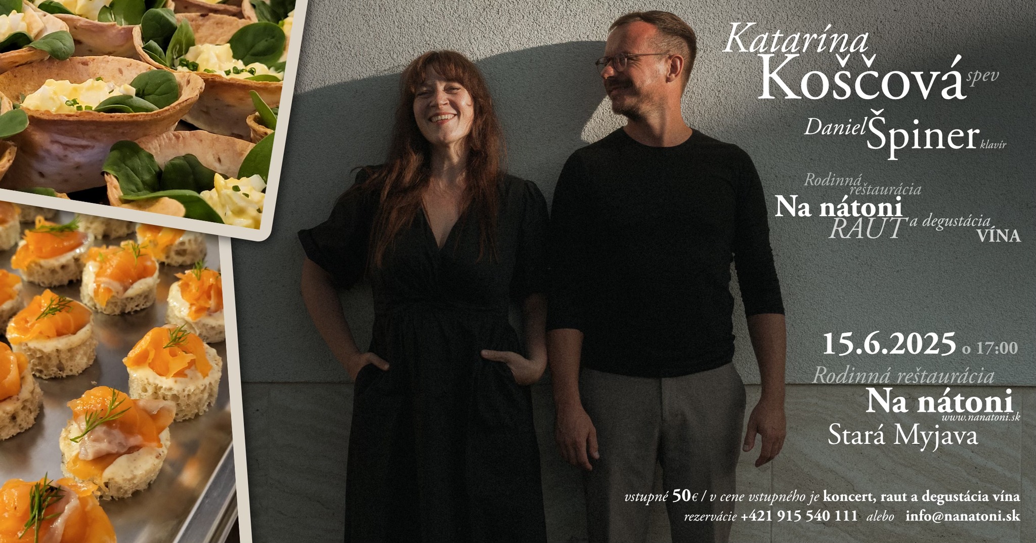 Stará Myjava / Katarína Koščová a Daniel Špiner / Raut a degustácia vína