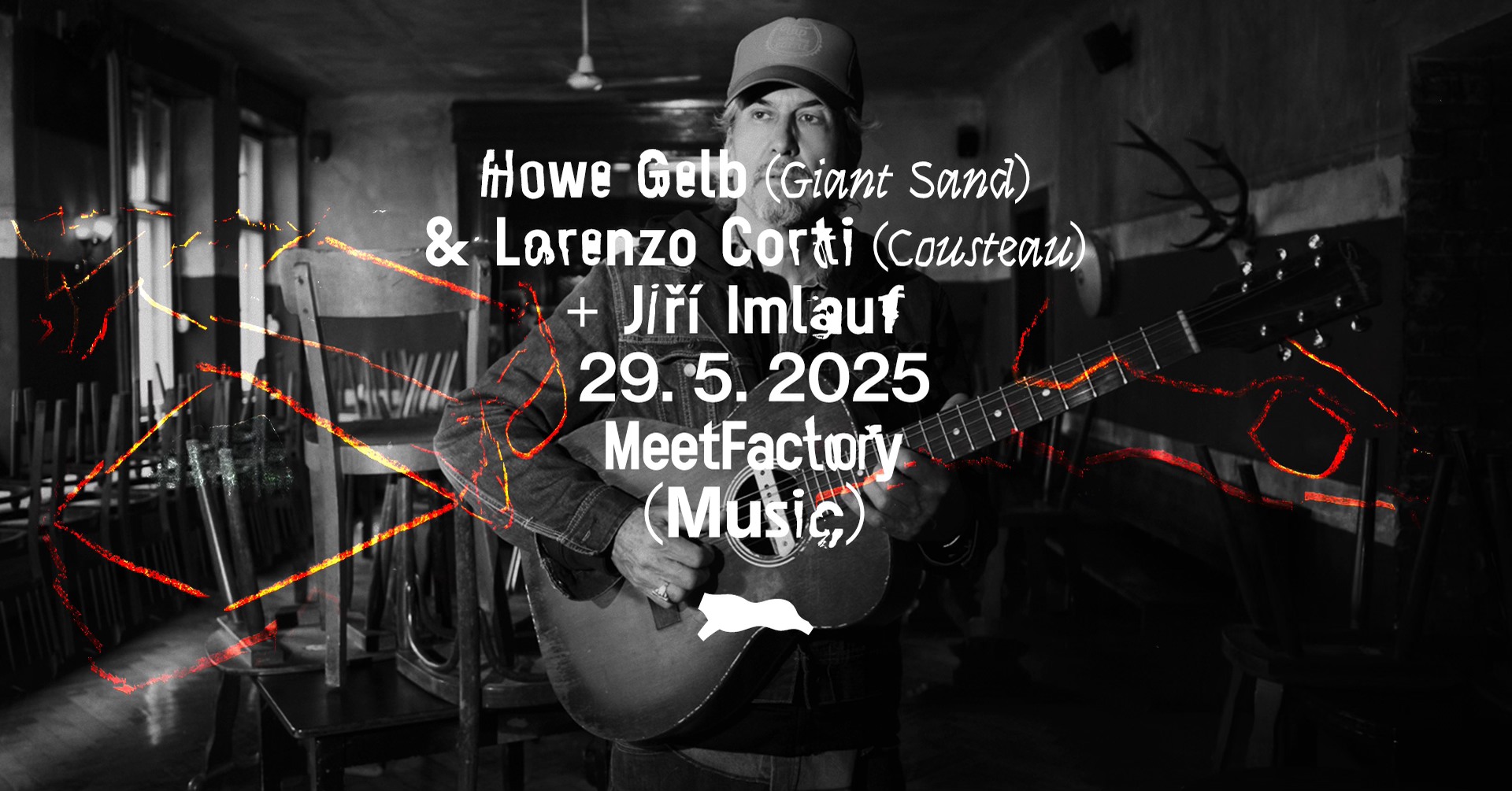 Howe Gelb (Giant Sand) & Lorenzo Corti (Cousteau) + Jiří Imlauf
