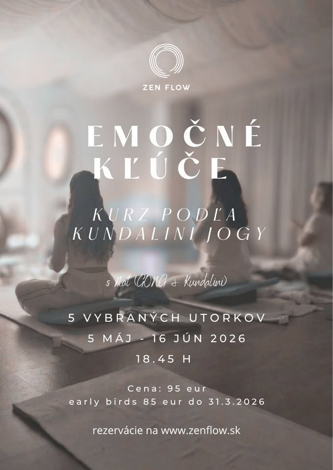Emočné kľúče - kurz podľa kundalini jogy - (5.5.-16.6.2026)